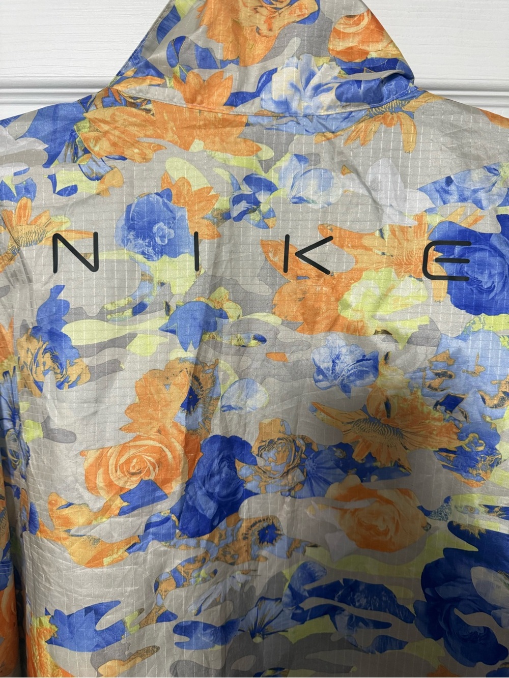 Nike Floral Track Jacket & Joggers - Blue, Orange, White - Picture 7 of 8
